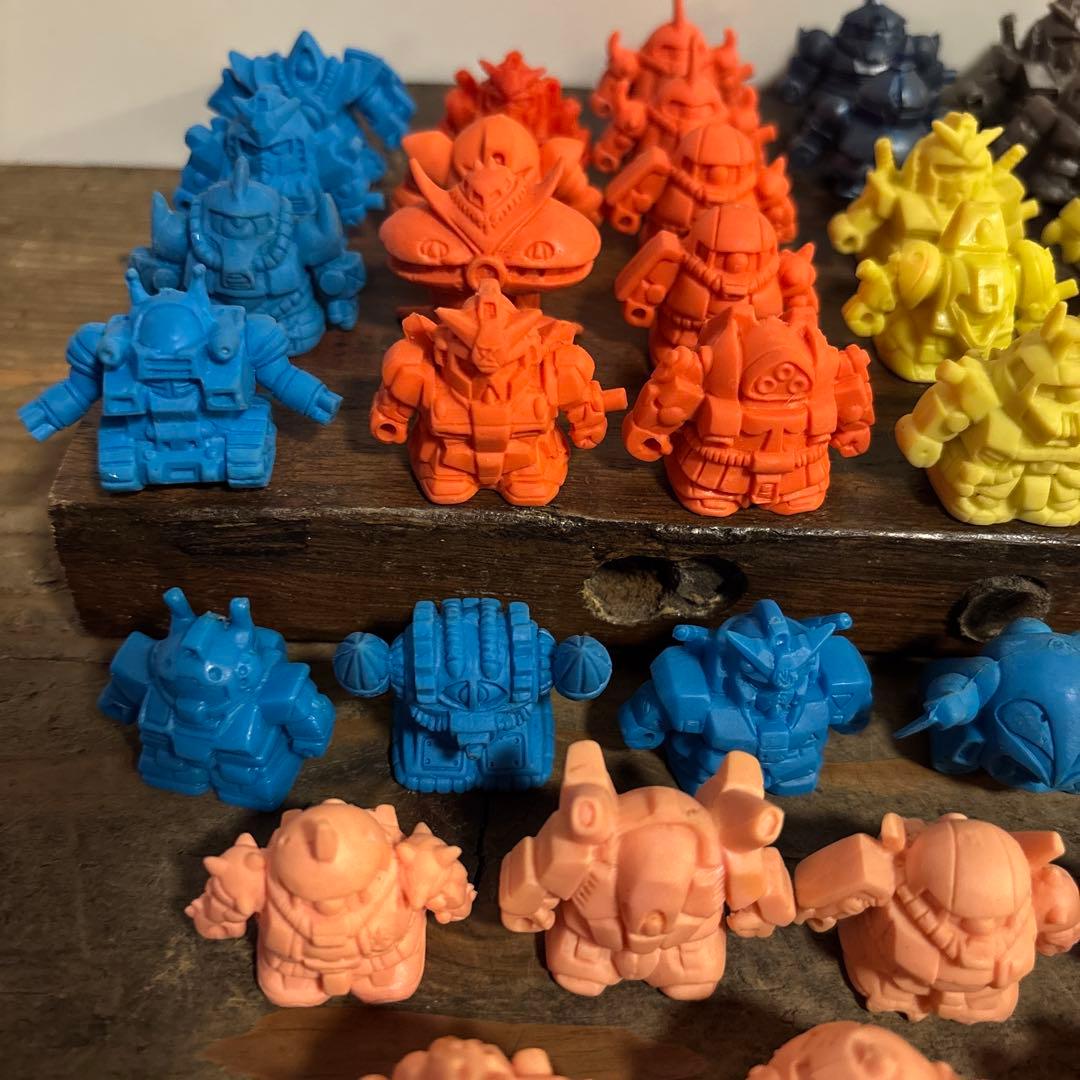 【まとめ売り】ガン消し ガンダム 昭和 レトロ ガチャ レア 初期 パーツ