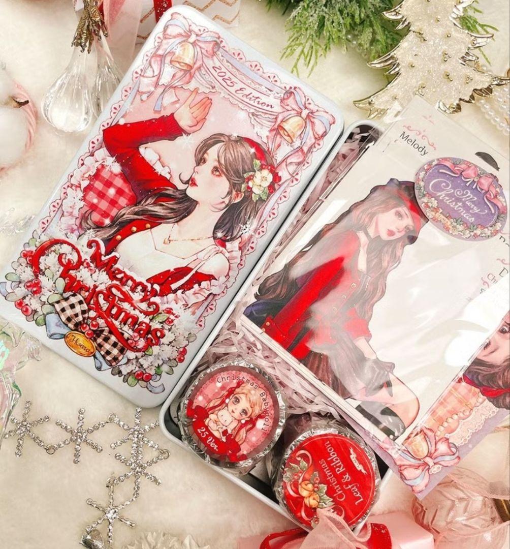 hwara様 　 2025　クリスマス　パッケージ 缶　匿名発送　おまけ付き