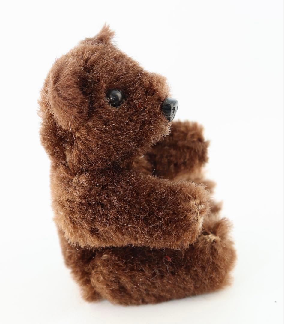 1950年代シュコー・ミニチュア・ペア2.5inch小型焦げ茶色の可愛いクマ