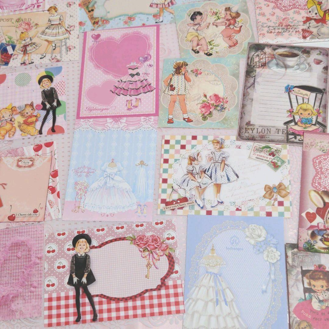 muuu.a様ご確認用バラメモ♥新作ガーリーレトロガール♥可愛いバラメモ♯632