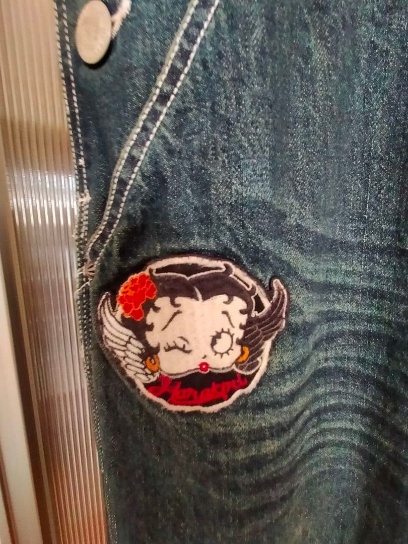 HARAKIRI ハラキリ Betty Boop ベティ コラボ オーバーオール