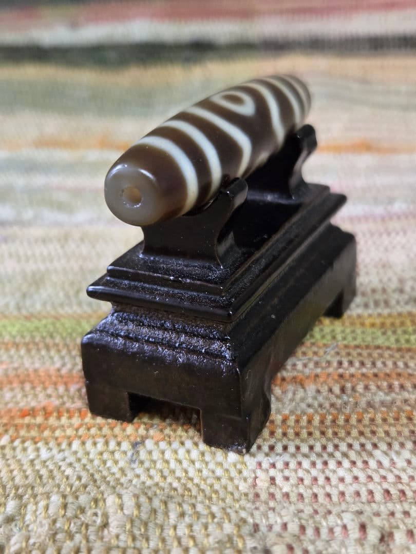 063　天珠　正統派　三眼天珠　dzibeads！