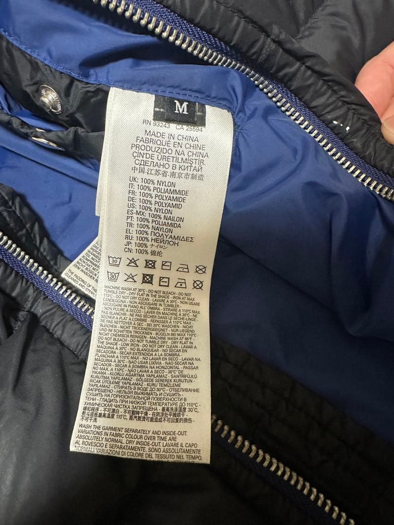 DIESEL 中綿ダウンジャケットブラック M