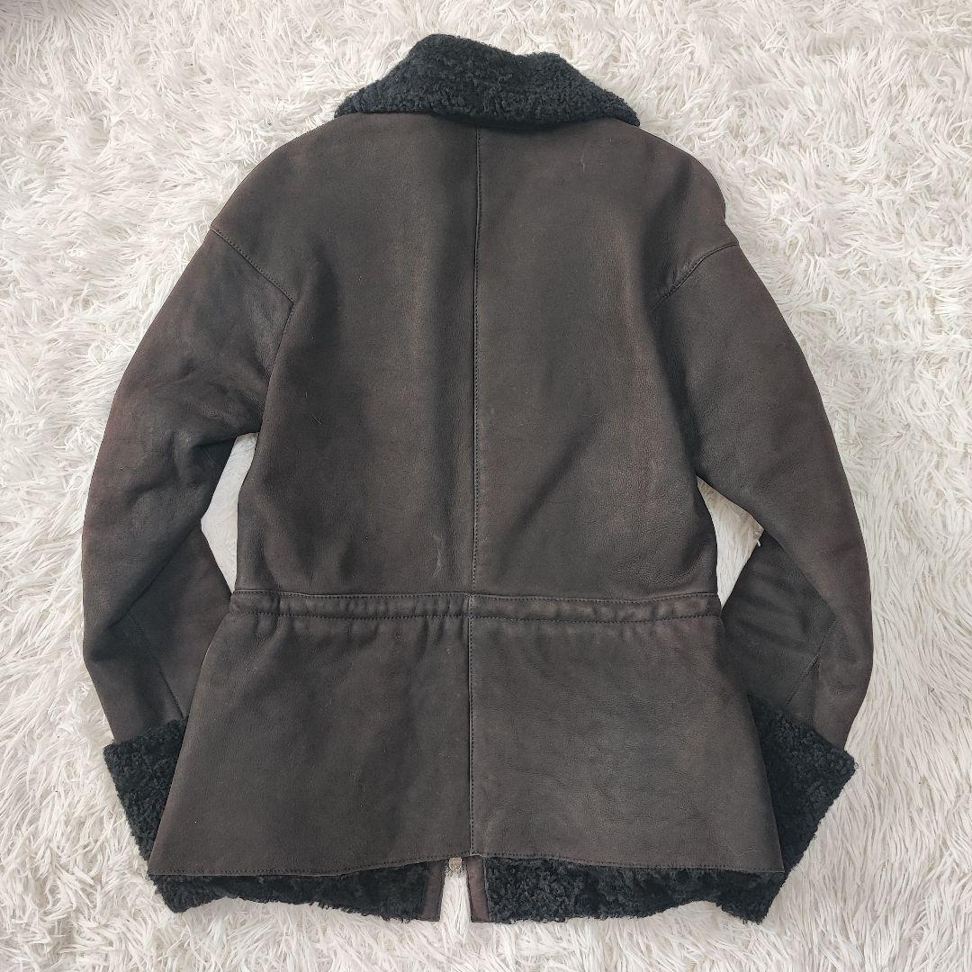 エンポリオアルマーニ リアル ムートン ジャケット 40 L