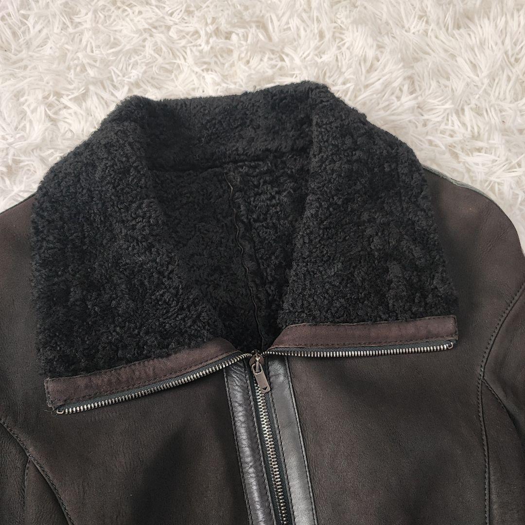 エンポリオアルマーニ リアル ムートン ジャケット 40 L