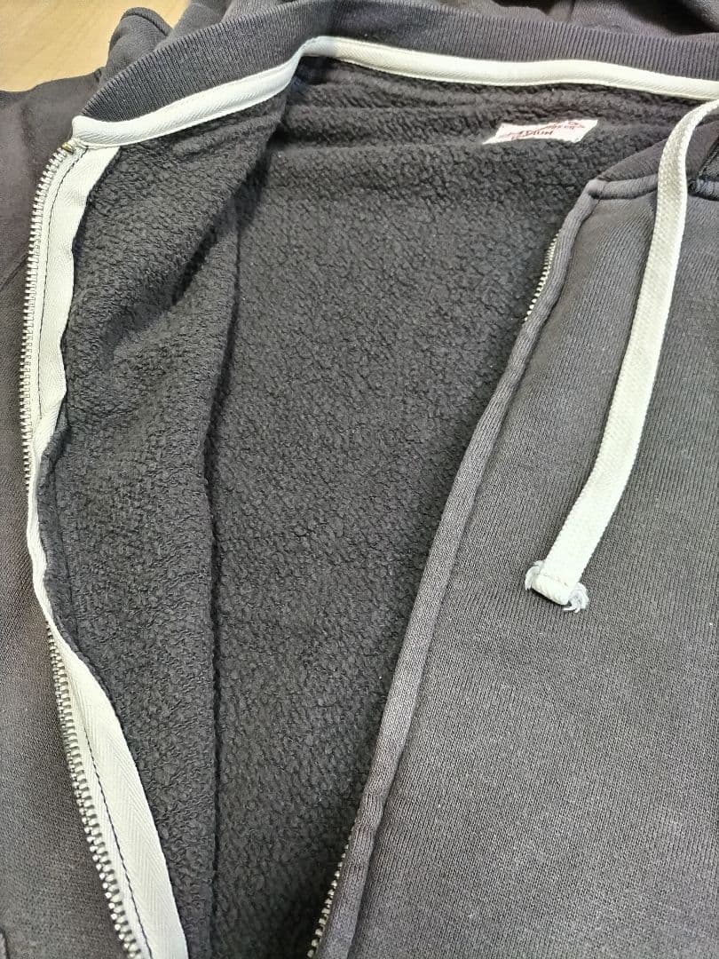 リアルマッコイズ グレー フード付きスウェット M