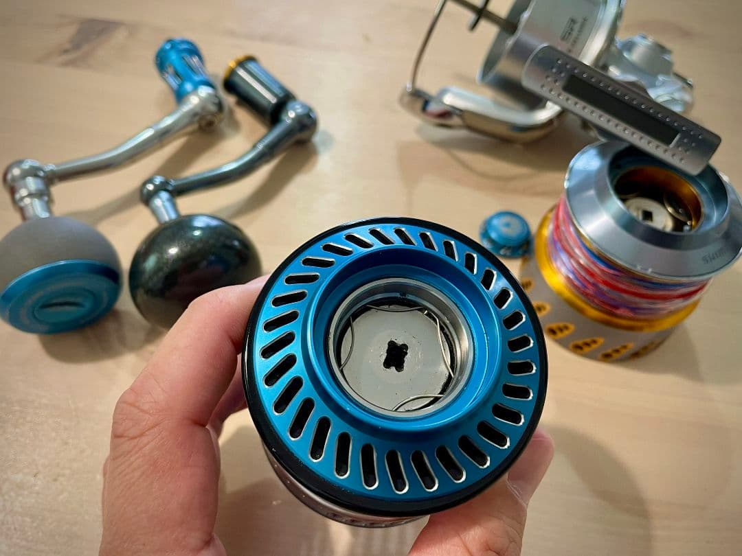 シマノ08ステラsw 8000PG 16000番スタジオオーシャンマークカスタム