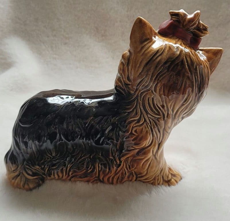 Gebel ゲーベル ドイツ製 置物 陶器 ヨークシャーテリア 犬