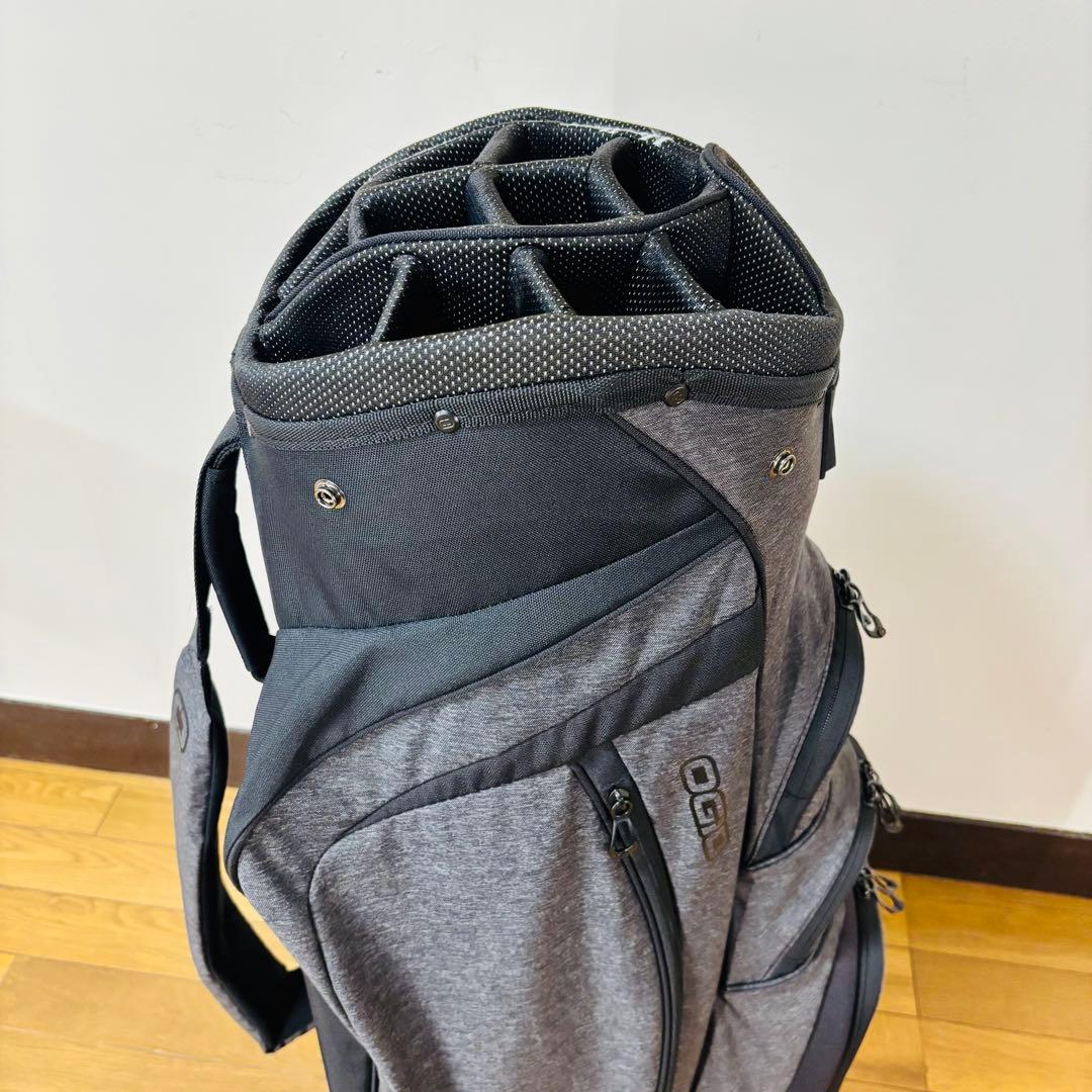 【希少美品】　OGIO (オジオ) ゴルフバッグ グレー 15分割　送料込み