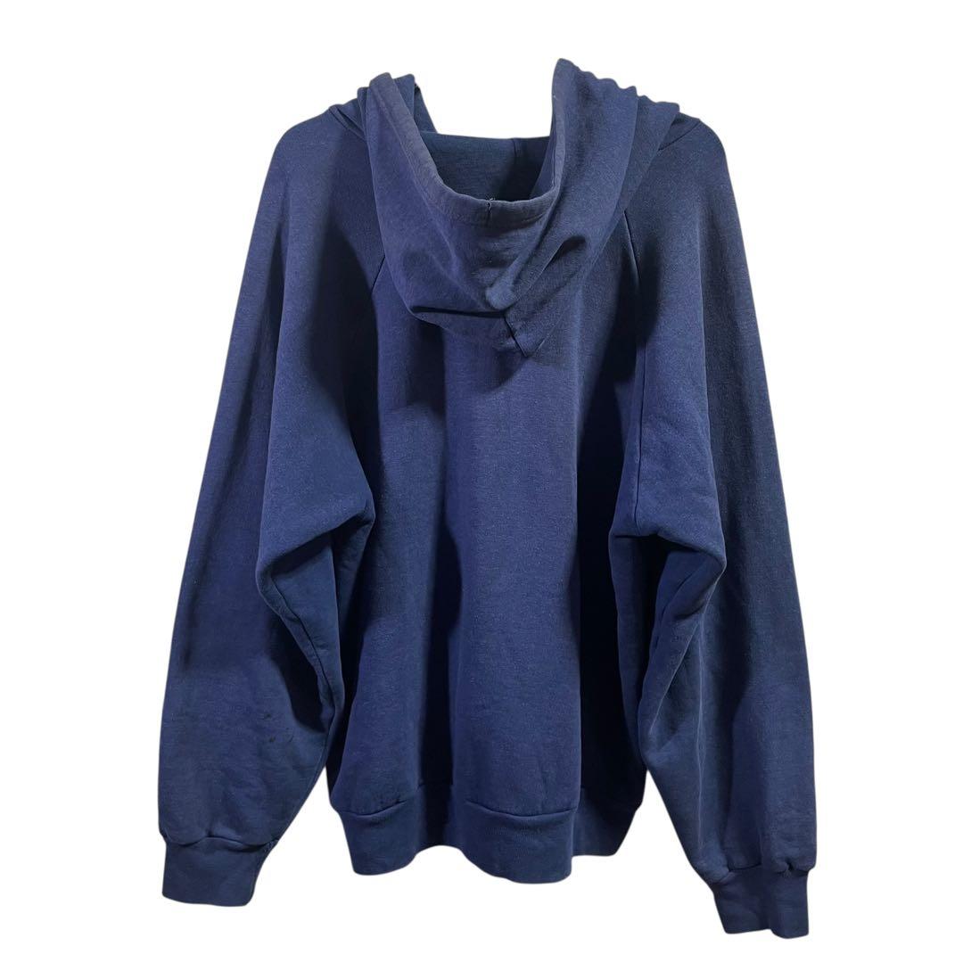 80s ダブルフェイス　ジップパーカー　ルーマニア製　L