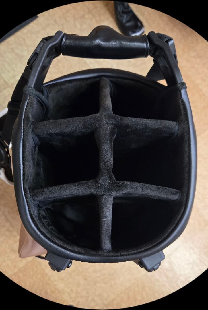 Vessel ゴルフバッグ ベージュ/ホワイト