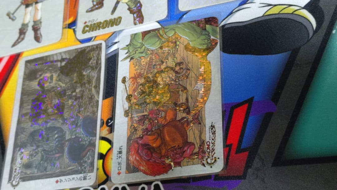 ク*フ様 クロノトリガー　特典カード　デジタルドット　ダンジョンの闘い　ロボ大暴