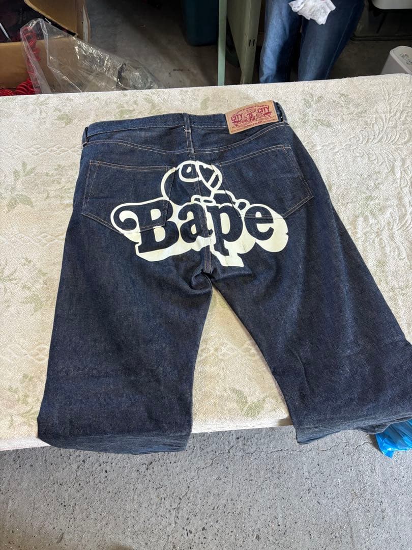 BAPE ダークデニム ジーンズ Mサイズ