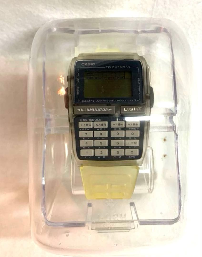 【新品未使用】カシオデータバンク CASIO DBC-63ミッキーデジタル腕時計