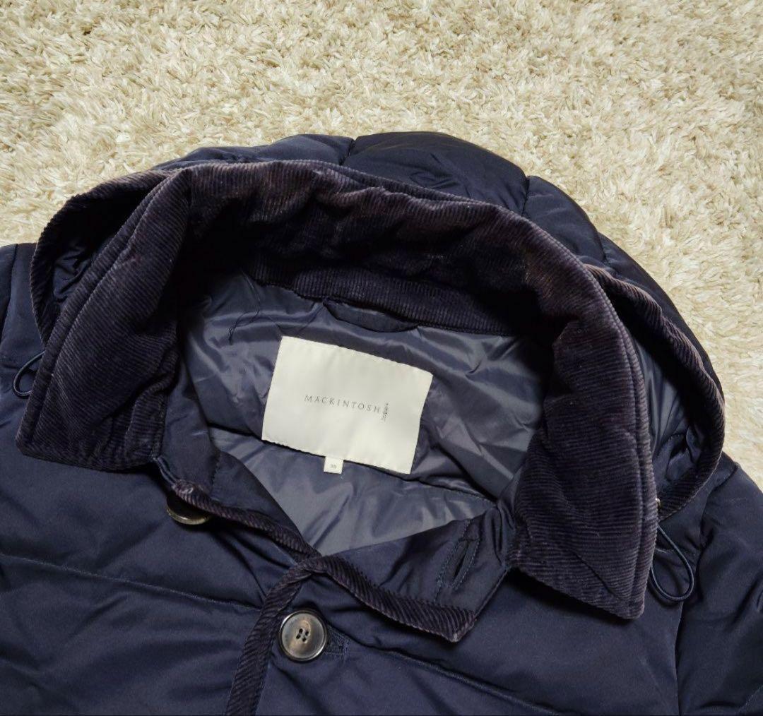 き*た様 マッキントッシュ オッカーバン ダウン ネイビー 現行 38 Mサイズ