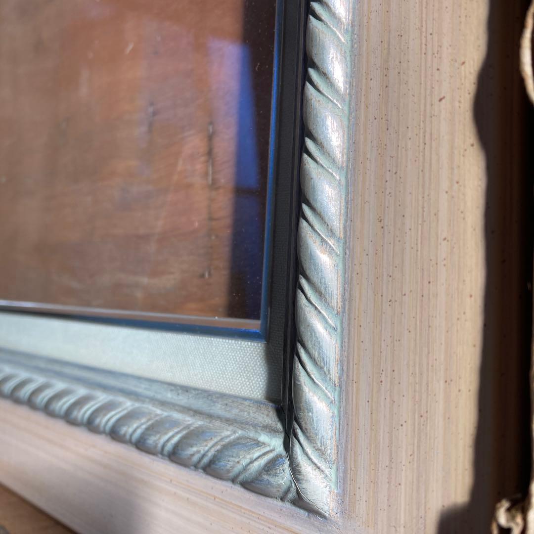 A F6号 内側青銅色混じりの銀色 油彩額縁 同種デザイン 3点まとめ売り