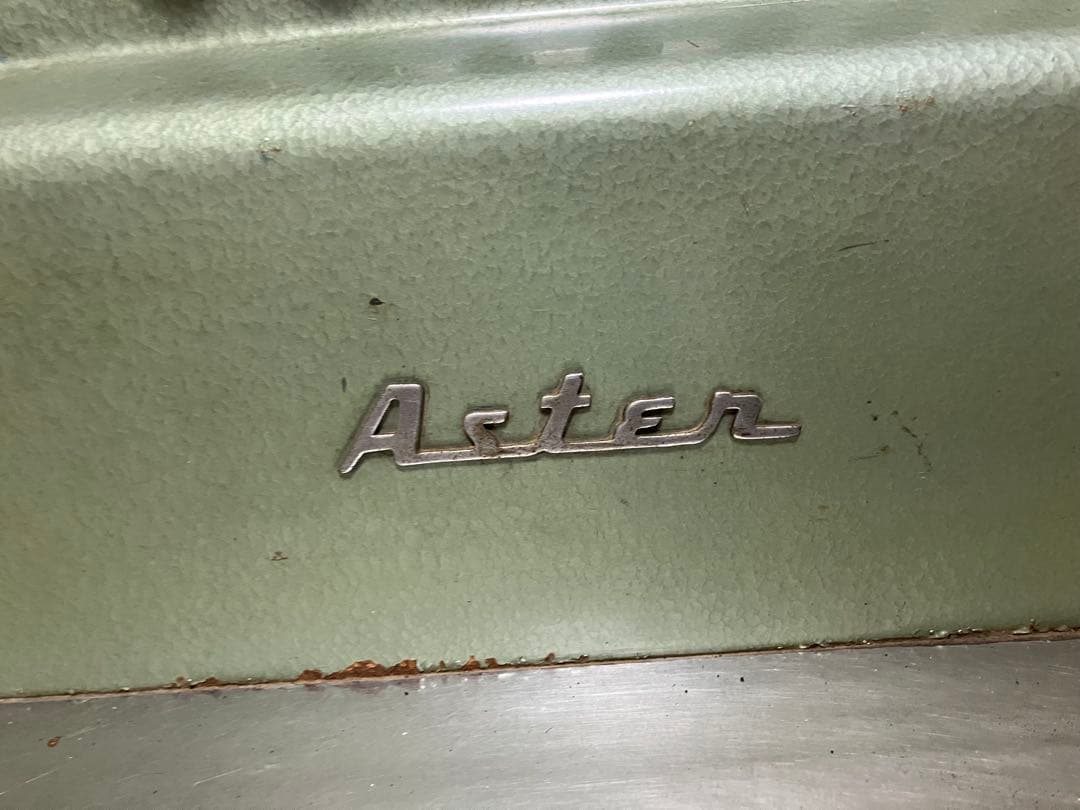 【希少・昭和レトロ】ASTER 手回しレジスター アンティーク インテリア