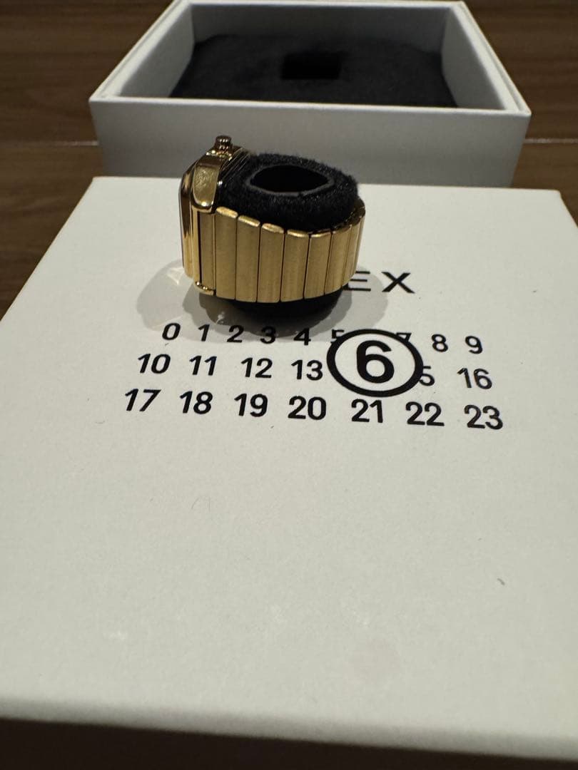 Timex×mm6 コラボ ウォッチリング ゴールド S/M T80