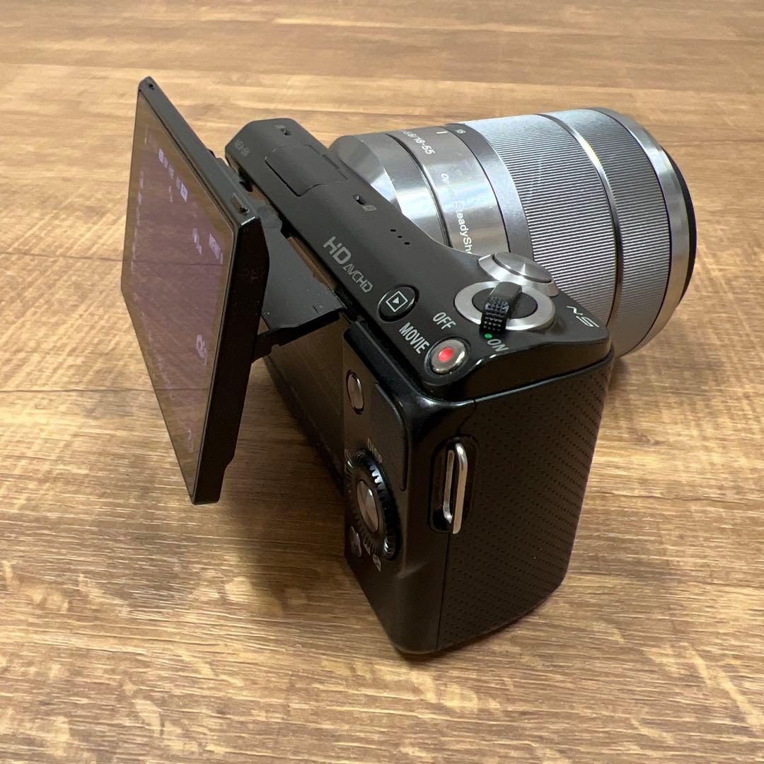 美品 動作確認済 Sony α NEX-5N 18-55mm 純正ケース付