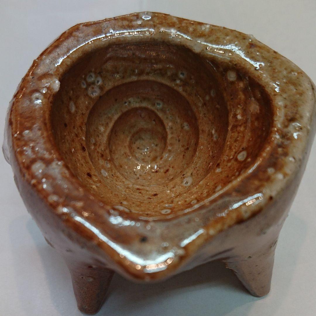 茶道具  蓋置  さざえ  四代 高橋 楽斎