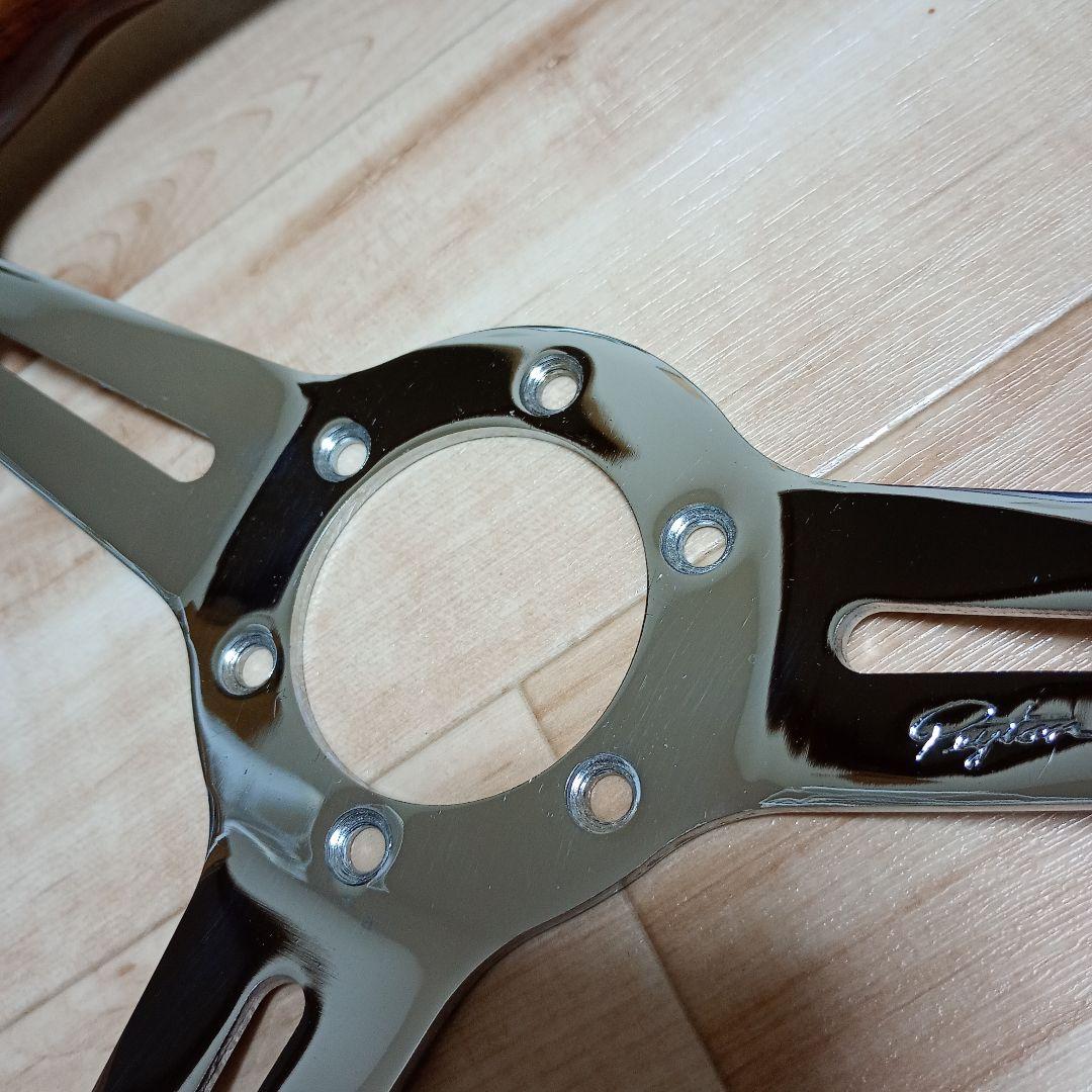 ウッドステアリング　33Φ　ペイトン　美品