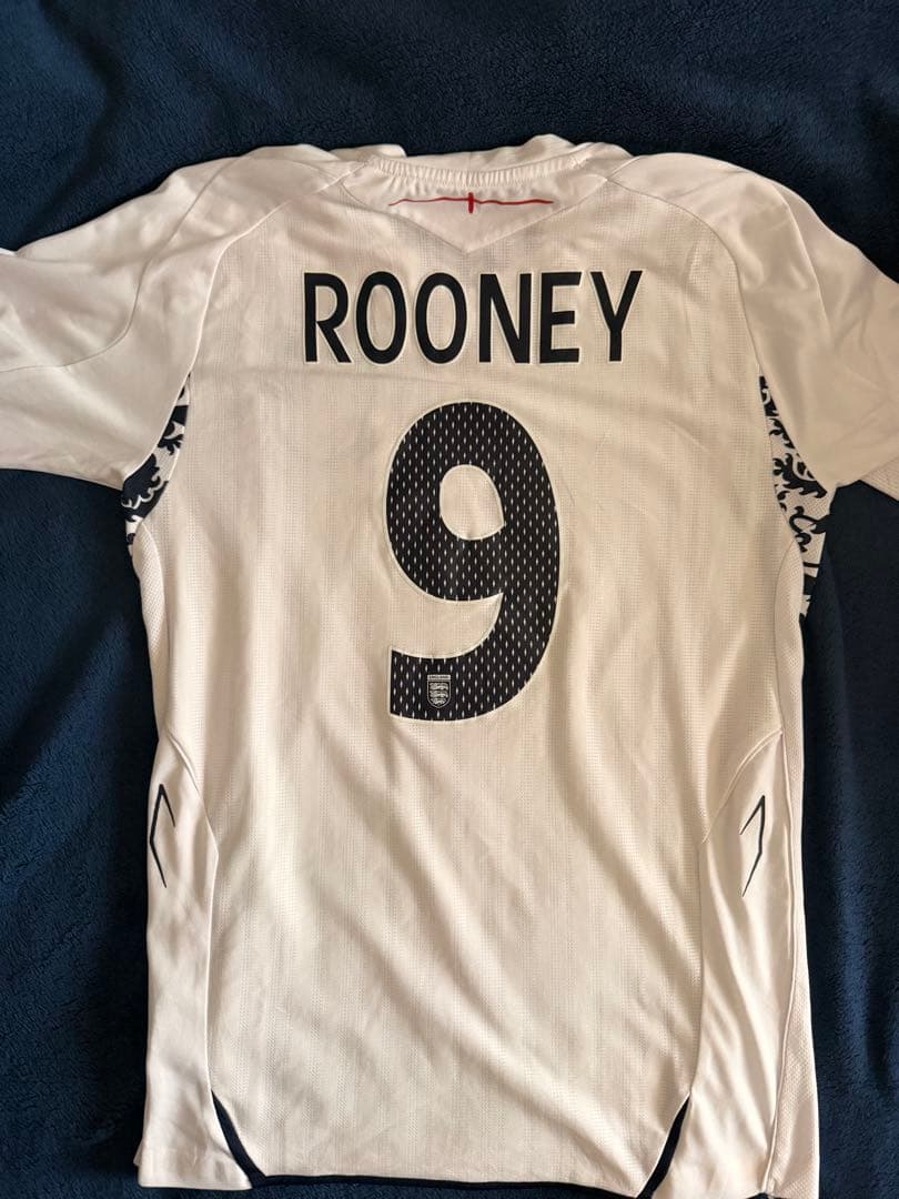 【貴重/正規品】イングランド代表 ルーニー　ユニフォーム