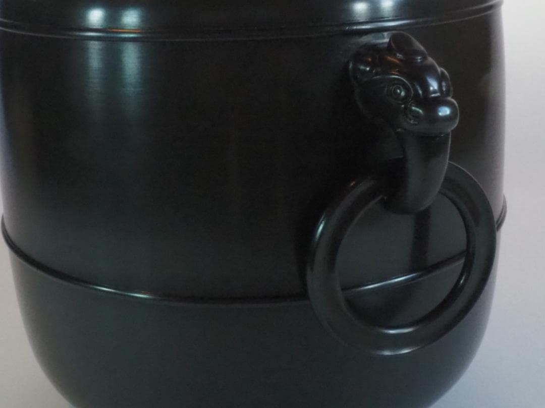 4代一ノ瀬宗辰造『少庵御好唐銅皆具』（共箱）