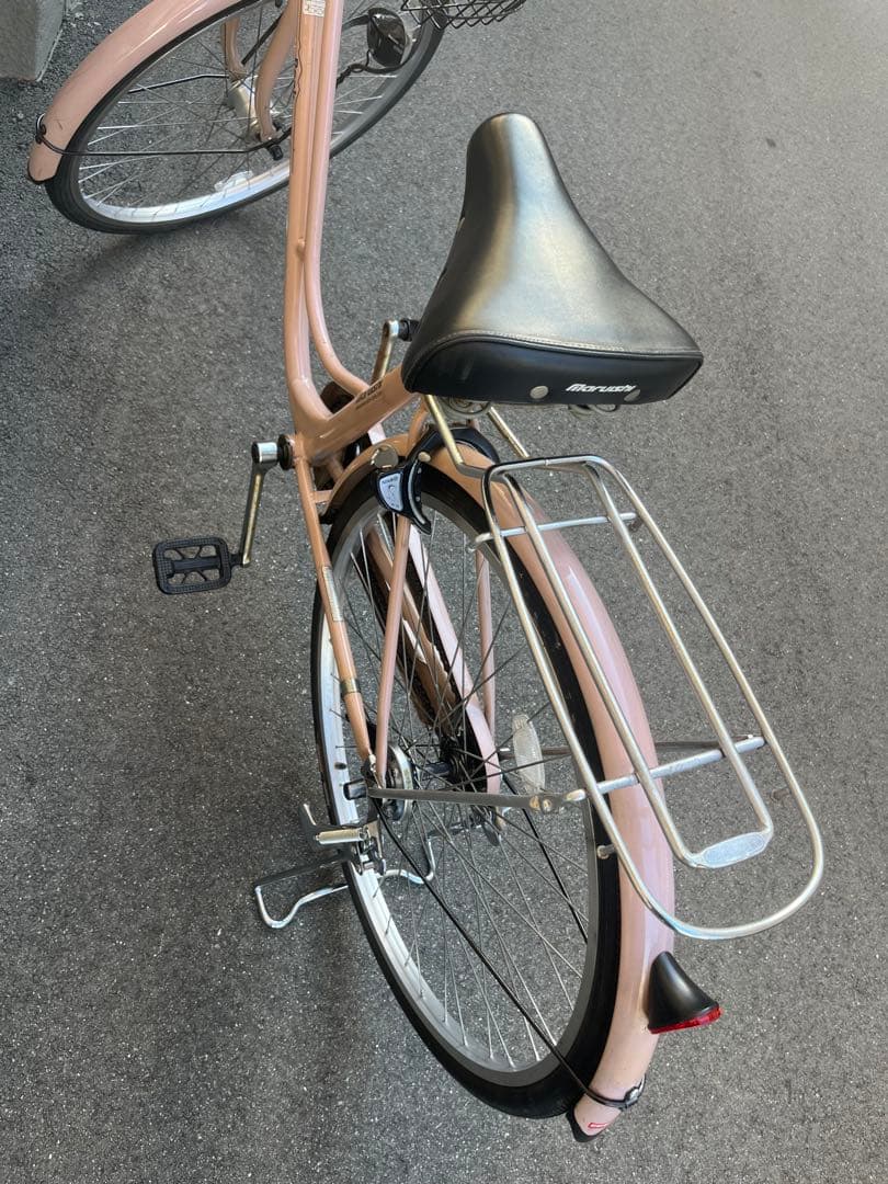 あやさん専用ママチャリ　薄ピンク