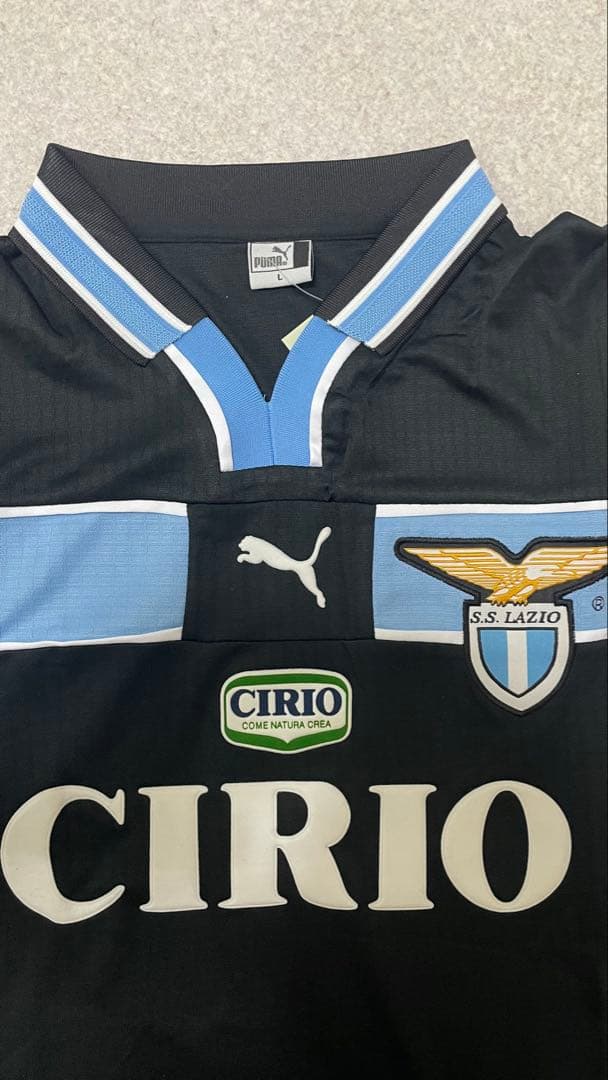 Puma SS Lazio ブラックシャツ Lサイズ