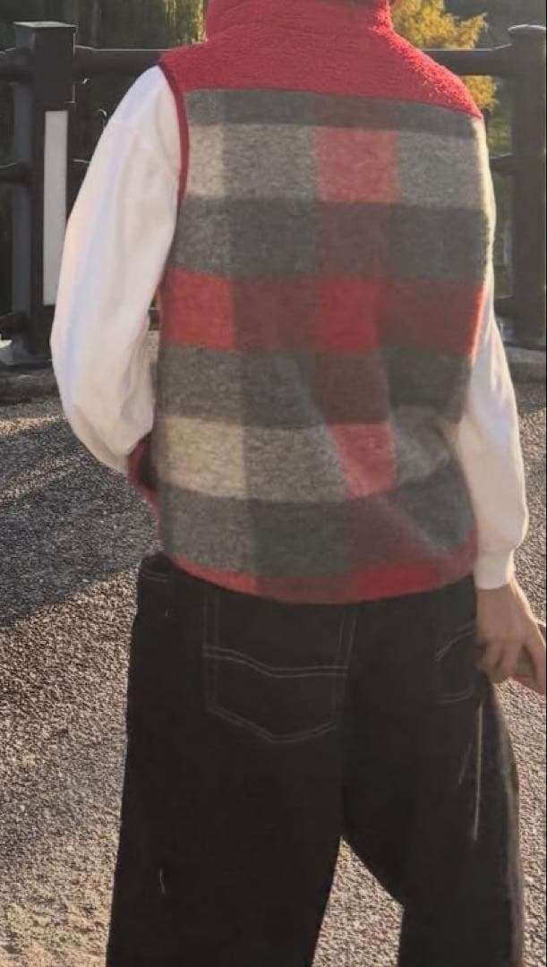 THE NORTH FACE ベスト　紫タグ