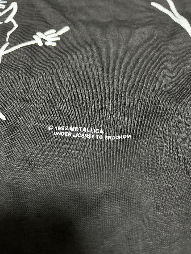 デッドストック93年メタリカTシャツbrockumヴィンテージ古着バンドtメタル