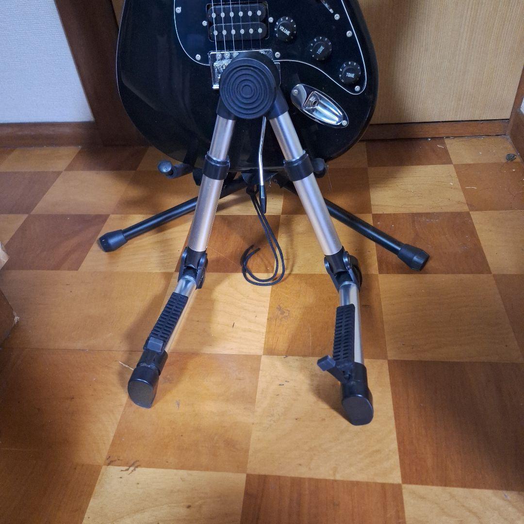 美品 SELDER 初心者向けエレキギター ストラトキャスター ブラック 黒