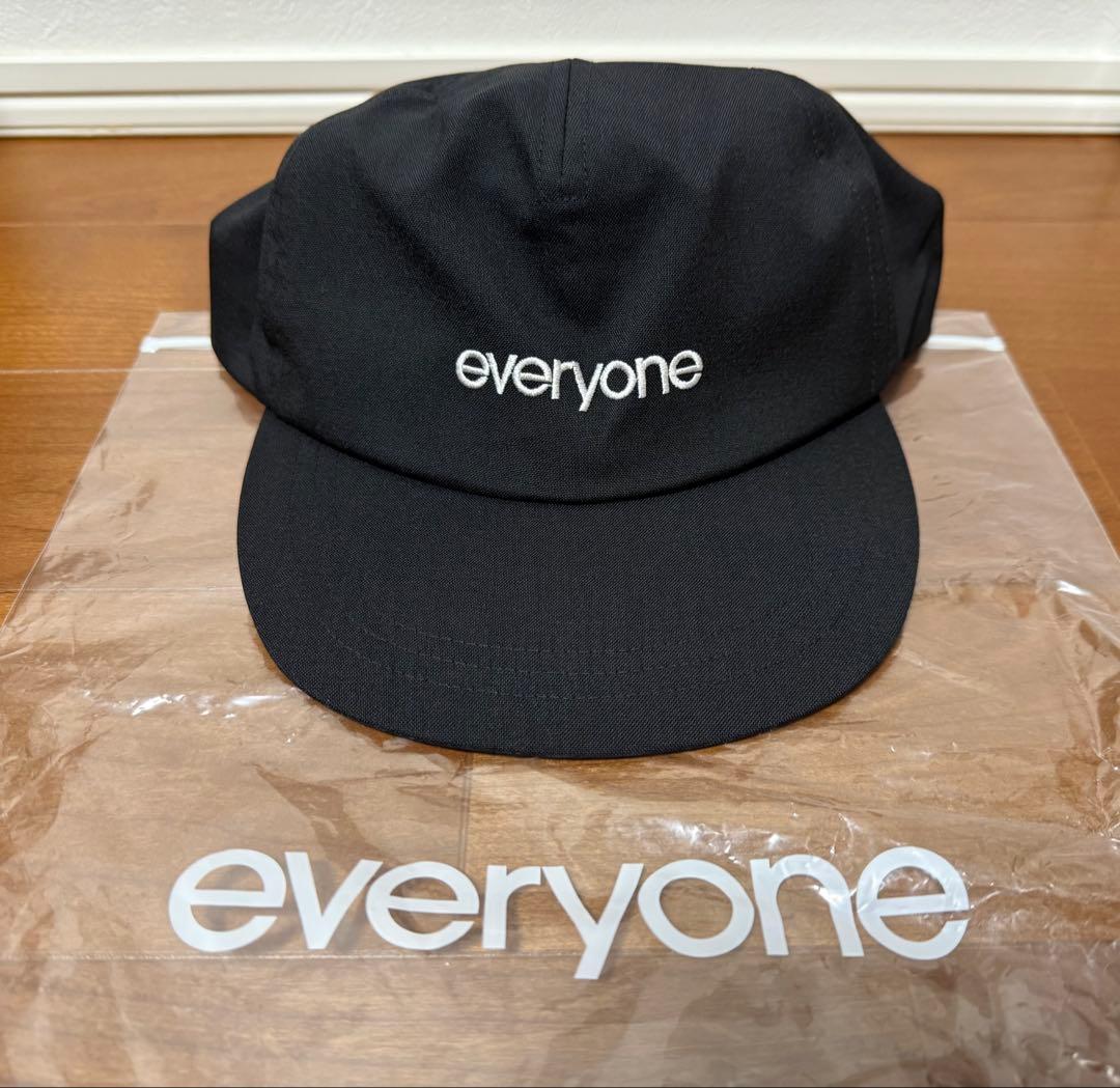 帽子 everyone logo tropical wool cap BLACK