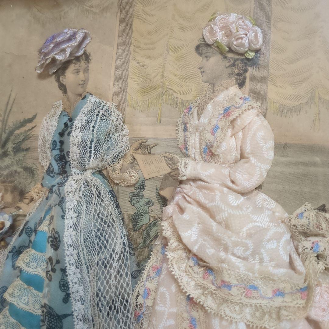 専用！モード版画コラージュ　立体額縁