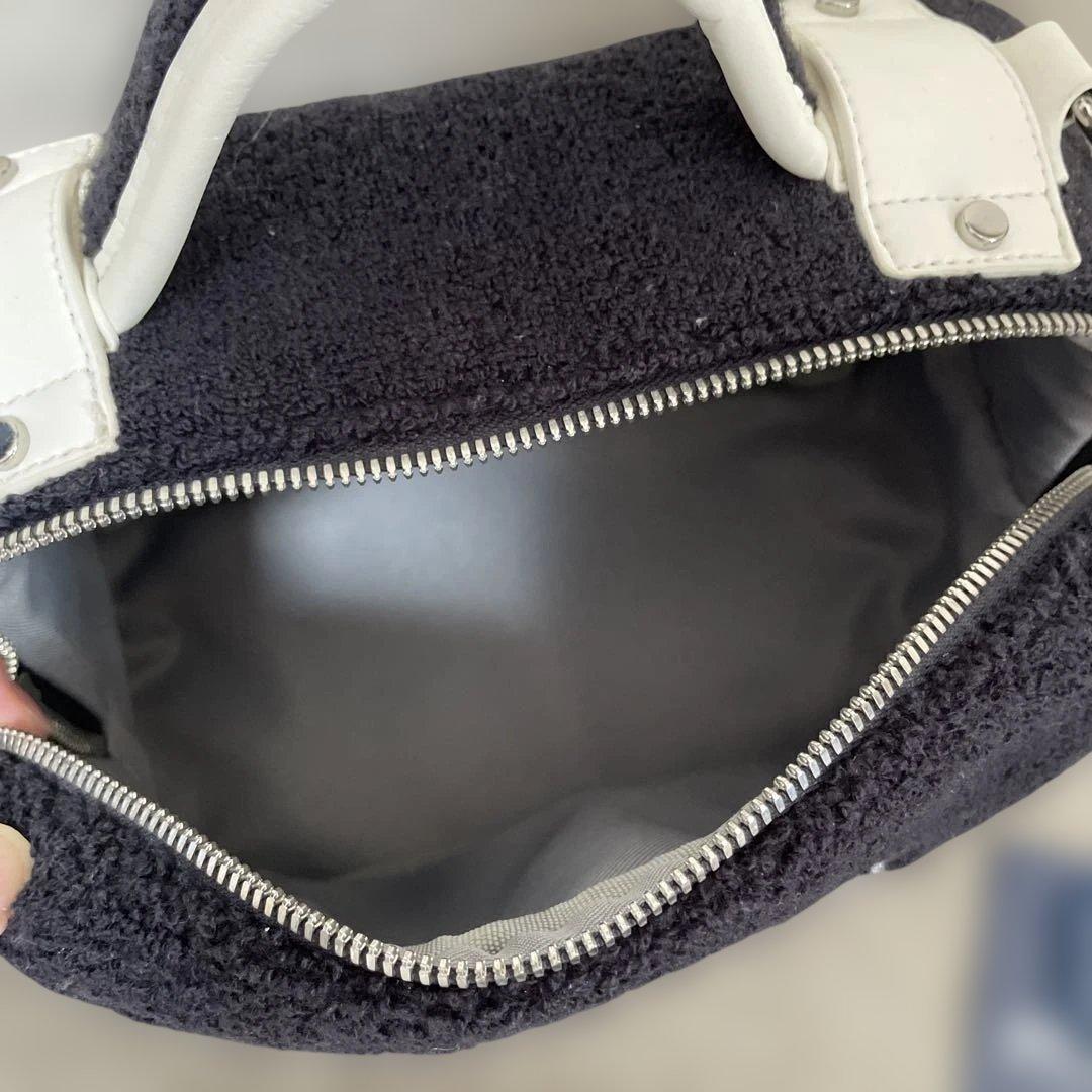 LIBERTY WALK リバティーウォークmuta クマ刺繍 バッグ ネイビー