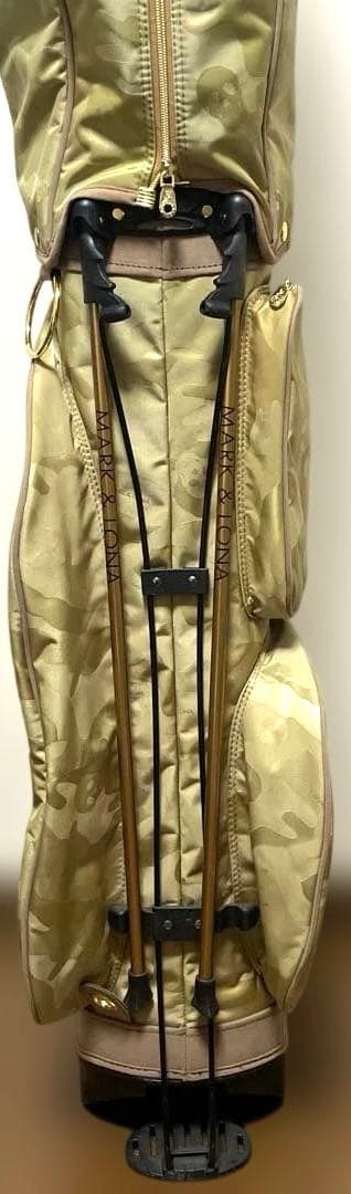 美品　3点式　MARK&LONA マークアンドロナ　カモフラ　キャディバッグ