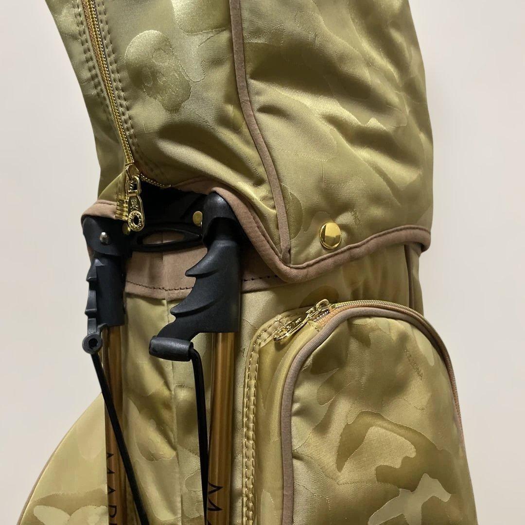 美品　3点式　MARK&LONA マークアンドロナ　カモフラ　キャディバッグ