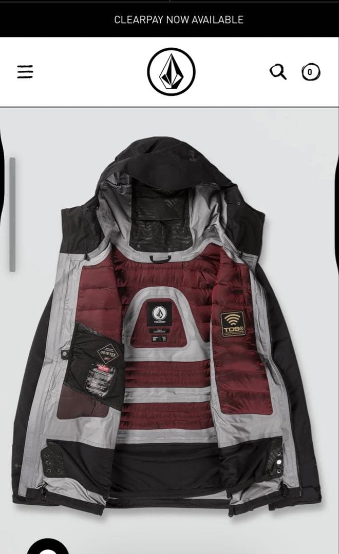 volcom TDS INF GORE-TEX ジャケット　Lサイズ