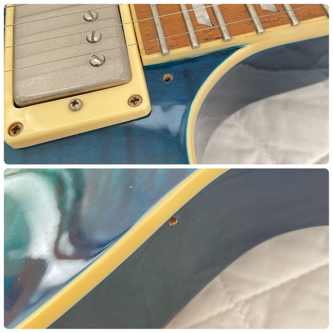 GrassRoots G-LP-60S See Thru Blue レスポール