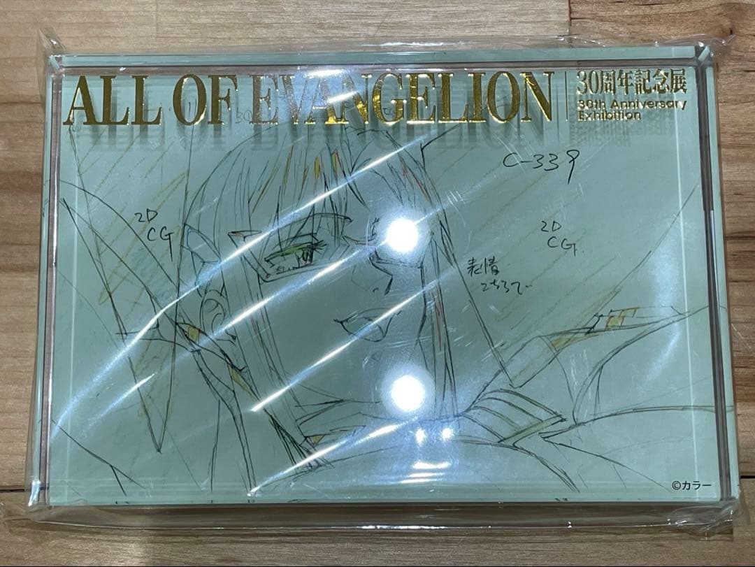 オールオブエヴァンゲリオン　箔押しアクリルブロック　アスカ&マリ　＋おまけセット