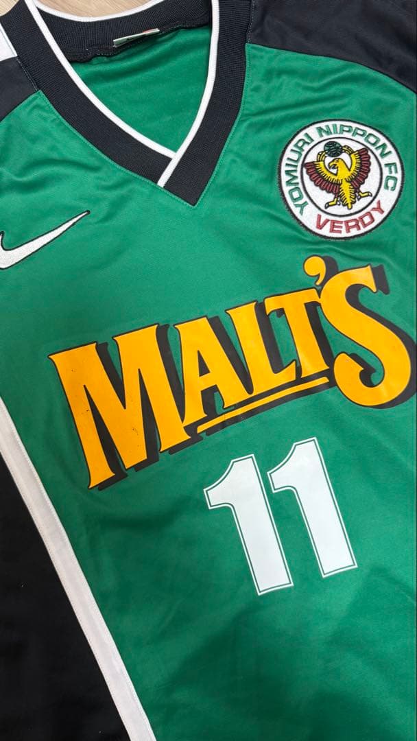 【希少・良品】ヴェルディ川崎ユニフォーム　サイズM 三浦知良