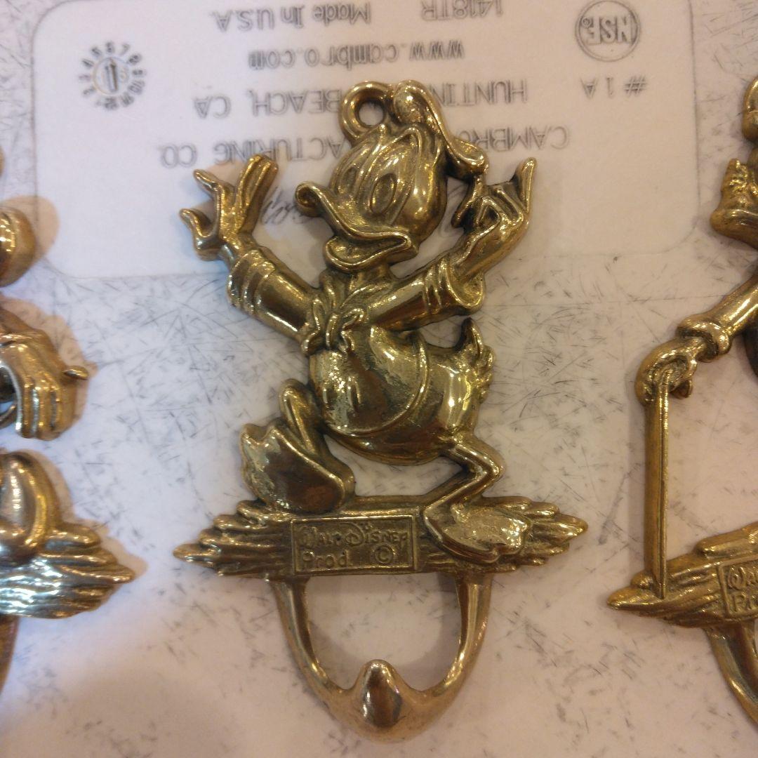 ディズニーキャラクター 壁フック 4個セット　イタリー製