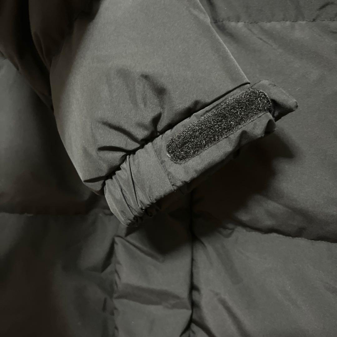 美品 ノースフェイス ロングダウンジャケット ブラック メンズXS レディースM