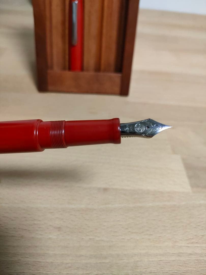 ◎4日まで限定◎中屋万年筆 朱塗り放し