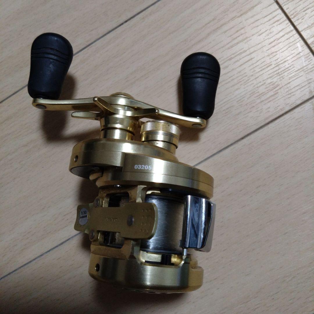 SHIMANO 両軸リール 201 ゴールド