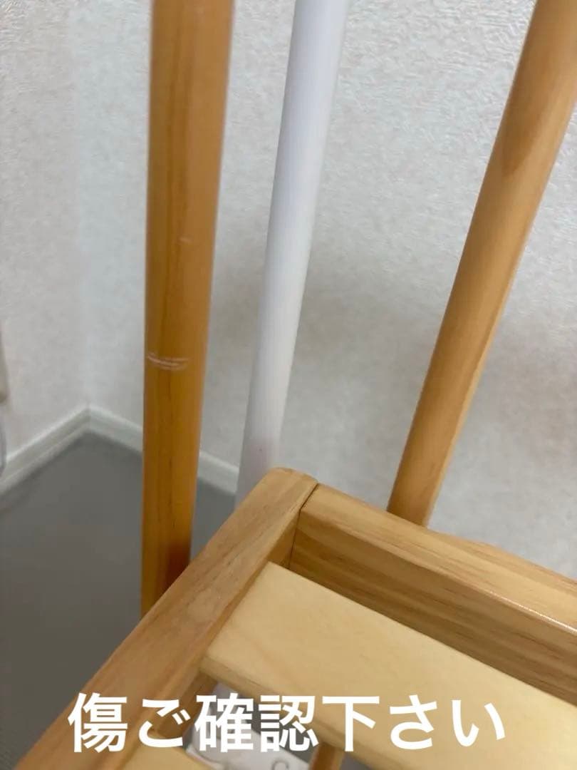 babubu. 木製ベビーベッド　キャスター付