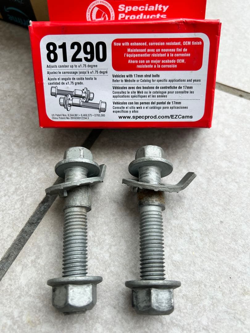 ハイドラキャンバープレート＆SPCキャンバーボルト