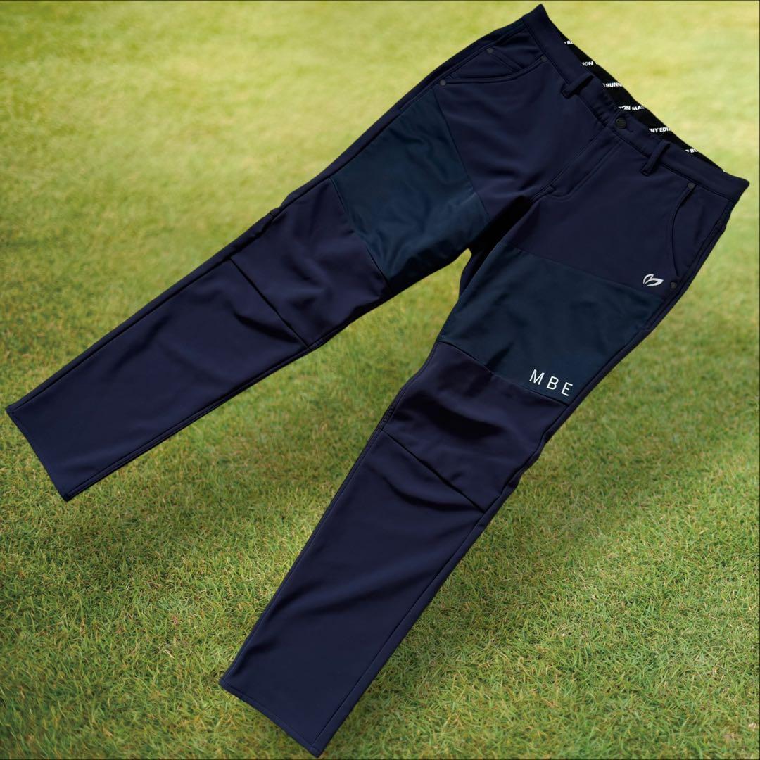 マスターバニー　パンツ　6 XL ネイビー　黒　紺　裏起毛　防寒　暖パン　ゴルフ