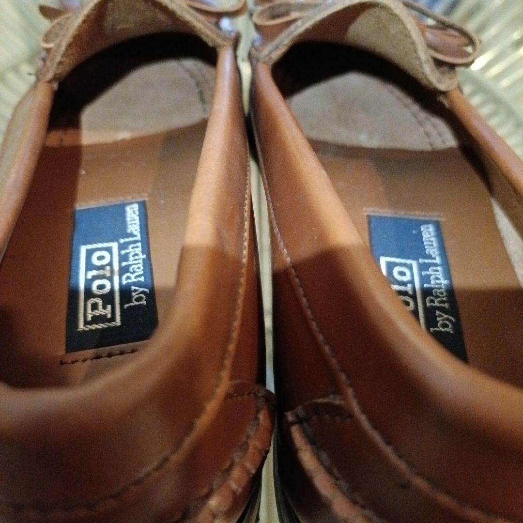 ポロバイラルフローレン 本革 ローファー　タッセルローファー　7ハーフ