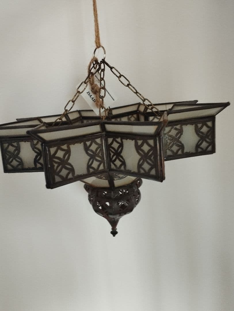 ビンテージ　モロカンランプ　アイアンランプ